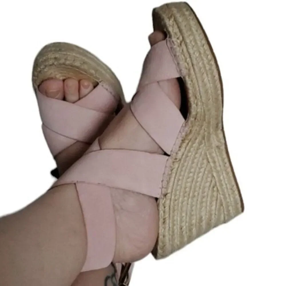 Kenneth Cole Espadrille Platform Wedges Sandals Heels New York Women's WOMAN 7.5